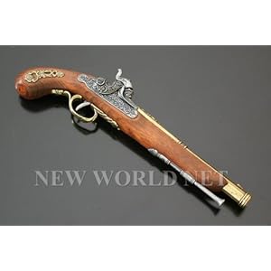 【クリックで詳細表示】【デニックス/Denix】 1014L 決闘用パーカッションピストルゴールドフランス (美術装飾品)