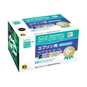 �G�R���J  ���T�C�N���C���N ECI-E326P/BOX EPSON�pIC6CL32 �V���[�Y 6�p�b�N