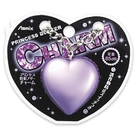 Asmix �v�����Z�X�h�ƃu�U�[ �`���[�� �i�p�[�v���jPRINCESS BUZZER CHARM GE037V