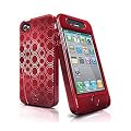 iSkin �\�t�g�P�[�X solo FX for iPhone 4 Red SOLOFX4-RD