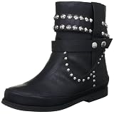 London Rebel Slouch Pull On Boots