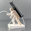 �y�S3�F�ziPhone4 /iPod touch ���Ή��X�^���h  �z���C�g�@ �N���C�}�[�^ �A�C�t�H��3G / 4S���Ή����o�C���X�^���h �g�уX�^���h�@stand for mobile Phone (1852-2)