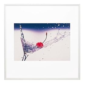 【クリックで詳細表示】フジカラー スクエアーマットフレーム アルミ額縁 HQA101 ホワイト