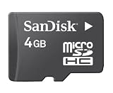  Sandisk 4GB MicroSDHC  Memory Card with SD Adapter (BULK Packaging)
