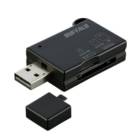 �o�b�t�@���[�R�N���T�v���C BUFFALO �J�[�h���[�_�[/���C�^�[ SD/microSD/miniSD 24�Ή� �u���b�N BSCRSDU2BK