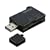 �o�b�t�@���[�R�N���T�v���C BUFFALO �J�[�h���[�_�[/���C�^�[ SD/microSD/miniSD 24�Ή� �u���b�N BSCRSDU2BK