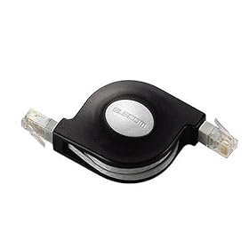 【クリックで詳細表示】ELECOM Cat5準拠携帯巻取LANケーブル LD-MCTU/BK2
