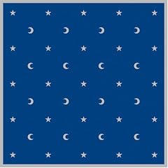 Moon & Stars Velvet Cloth