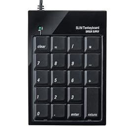 SANWA SUPPLY NT-M5UH2BK USB�e���L�[ �N���A�u���b�N
