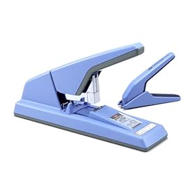 【クリックで詳細表示】Amazon ｜ マックス 卓上ホッチキス 3号針使用 フラットクリンチ 最大75枚とじ ブルー HD-3DFR ｜ ホチキス
