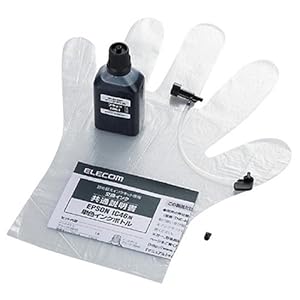 【クリックで詳細表示】ELECOM エプソン用 交換インク THE-46BK3