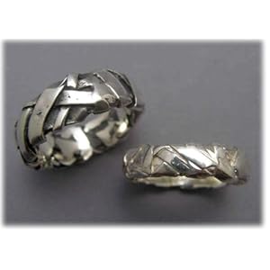 【クリックで詳細表示】【送料無料】20％OFF！！ぺアカジュアルシルバーリング♪巻きリボンタイプ♪flowstarフロースター