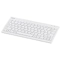 iBUFFALO Bluetooth2.0 �����L�[�{�[�h �p���^�O���t 83�L�[ [PC,PS3,iPhone4S,iPad2]�Ή� �z���C�g BSKBB01WH