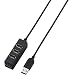 ELECOM USBHUB2.0 �X�}�[�g�n�u �o�X�p���[ 4�|�[�g 2m �u���b�N U2H-TZ420BBK