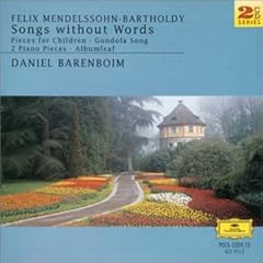 【クリックで詳細表示】メンデルスゾーン：無言歌集