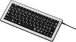 ELECOM �p���^�O���t��USB&PS/2�L�[�{�[�h ���{��84�L�[�~�j�L�[�{�[�h �V���o�[ TK-UP84CPSV