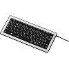 ELECOM �p���^�O���t��USB&PS/2�L�[�{�[�h ���{��84�L�[�~�j�L�[�{�[�h �V���o�[ TK-UP84CPSV