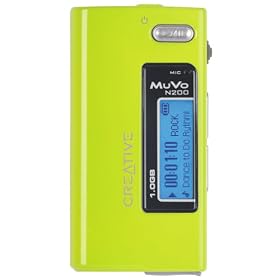 [�A�E�g���b�g] Creative �������[�v���C�� MuVo MICRO N200 1GB �O���[�� [CMVN2001G-GROL]