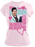  David Archuleta - David Type Women's T-Shirt in Light Pink