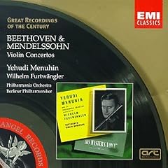 Great Recordings Of The Century - Beethoven; Mendelssohn: Violin Concertos / Furtwangler, Menuhin
