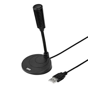 【クリックで詳細表示】SANWA SUPPLY USBマイクロホン ブラック MM-MCUSB21BK