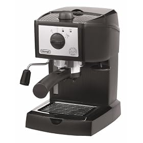 DeLonghi �G�X�v���b�\�E�J�v�`�[�m���[�J�[ �u���b�N�~�V���o�[ EC152J