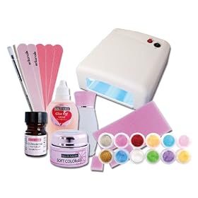 GEL NAIL STARTER KIT[�W�F���l�C���X�^�[�^�[�L�b�g]36WUV���C�g�t��