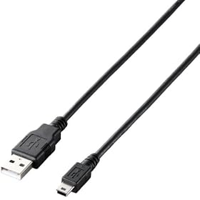 ELECOM USB2.0�P�[�u�� (PS3�EPSP�Ή�)A-miniB�^�C�v 3.0m �u���b�N U2C-GMM30BK
