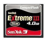  SanDisk SDCFX3-4096-901 4 GB Extreme III CompactFlash Card (Retail Package)