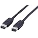ELECOM IEEE1394[6pin-6pin]�P�[�u�� 3.0m �u���b�N IE-663BK
