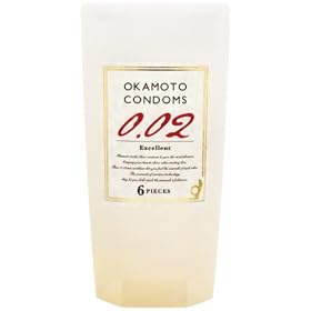 �yOKAMOTO CONDOMS 0.02 Excellent�z �I�J���g �R���h�[���Y 0.02 �G�N�Z�����g 1��6��
