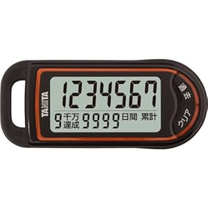 【クリックで詳細表示】タニタ(TANITA) 3Dセンサー搭載歩数計 「億歩計」 ブラック FB-732-BK