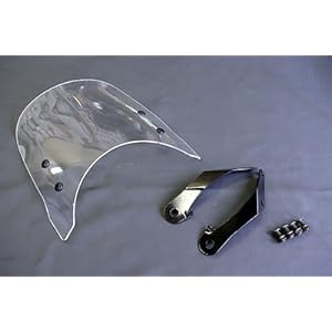 【クリックで詳細表示】汎用 メーターバイザー 風防 ws-01m スクリーン