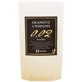 �yOKAMOTO CONDOMS 0.02 Excellent�z �I�J���g �R���h�[���Y 0.02 �G�N�Z�����g 1��12��