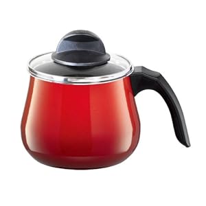 【クリックで詳細表示】silit silargan 【日本正規品】 ガラス蓋付 ミルクポット エナジーレッド