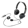 iBUFFALO �w�b�h�Z�b�g ���� �w�b�h�o���h�� USB�ڑ� ������ �u���b�N BSHSUH03BK