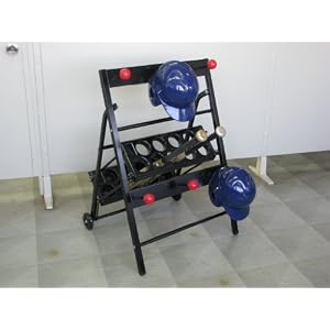 【クリックで詳細表示】バット＆ヘルメットスタンド(H＆Bキャリー) TE-Bstand