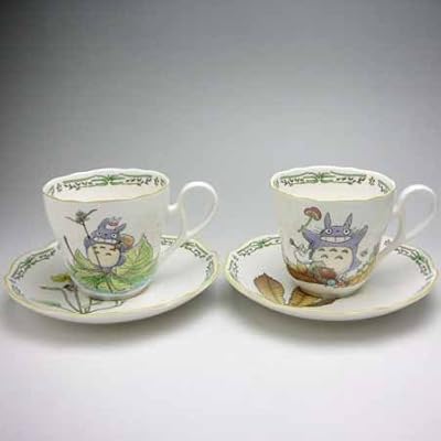 トトロ となりのトトロ ティー・コーヒー碗皿ペアセット 【となりのトトロ コーヒーカップ コーヒー碗皿 ティーカップ 紅茶碗皿 ペアセット ノリタケ】