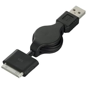 iBUFFALO USB�P�[�u�� 2.0�Ή� USB-A:Dock ������� 0.8m �u���b�N BSIPC02U08BK