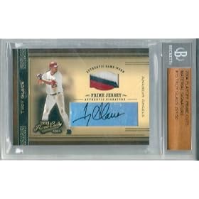 Troy Glaus 2004 Playoff Prime Cuts Material Signature 50������I�i19/50�j / �g���C �O���[�X