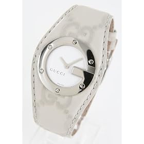 [�O�b�`]GUCCI �r���v YA104 ���U�[ �z���C�g YA104540 ���f�B�[�X [���s�A���i]