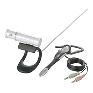 【クリックでお店のこの商品のページへ】iBUFFALO 【USBに挿すだけ簡単】 Cmos320万画素 UVC対応 ヘッドセット付 ホワイト BSW32K01HWH