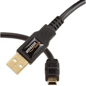 【クリックで詳細表示】Amazonベーシック USB2.0ケーブル 1.8m (タイプAオス- ミニタイプBオス)