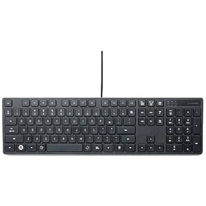 【クリックで詳細表示】ELECOM アイソレーションフルキーボード 108キー ブラック TK-FCM015BK