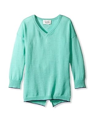 Autumn Cashmere Kid's V-Neck Sweater with Vent