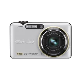 CASIO �f�W�^���J���� HI-SPEED EXILIM EX-FC100 �z���C�g EX-FC100WE