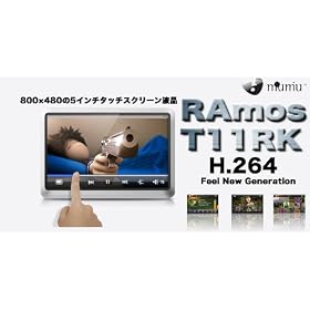 RAmos T11RK 5�C���`TFT�t������ MP3/MP4/MP5�v���[���[ 8GB