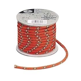 �L���v�e���X�^�b�O(CAPTAIN STAG) �J���[�e���g���[�v��5mm�~10m �I�����W M-9199