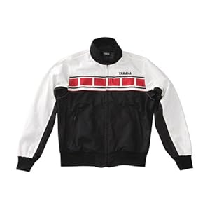 【クリックでお店のこの商品のページへ】[ヤマハ] ストロボ ブルゾン HT05 / ホワイト/レッド / LL / 90792-A975X