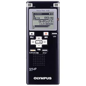 OLYMPUS IC���R�[�_�[ Voice-Trek V-82-BLK �u���b�N ���j�APCM 8GB